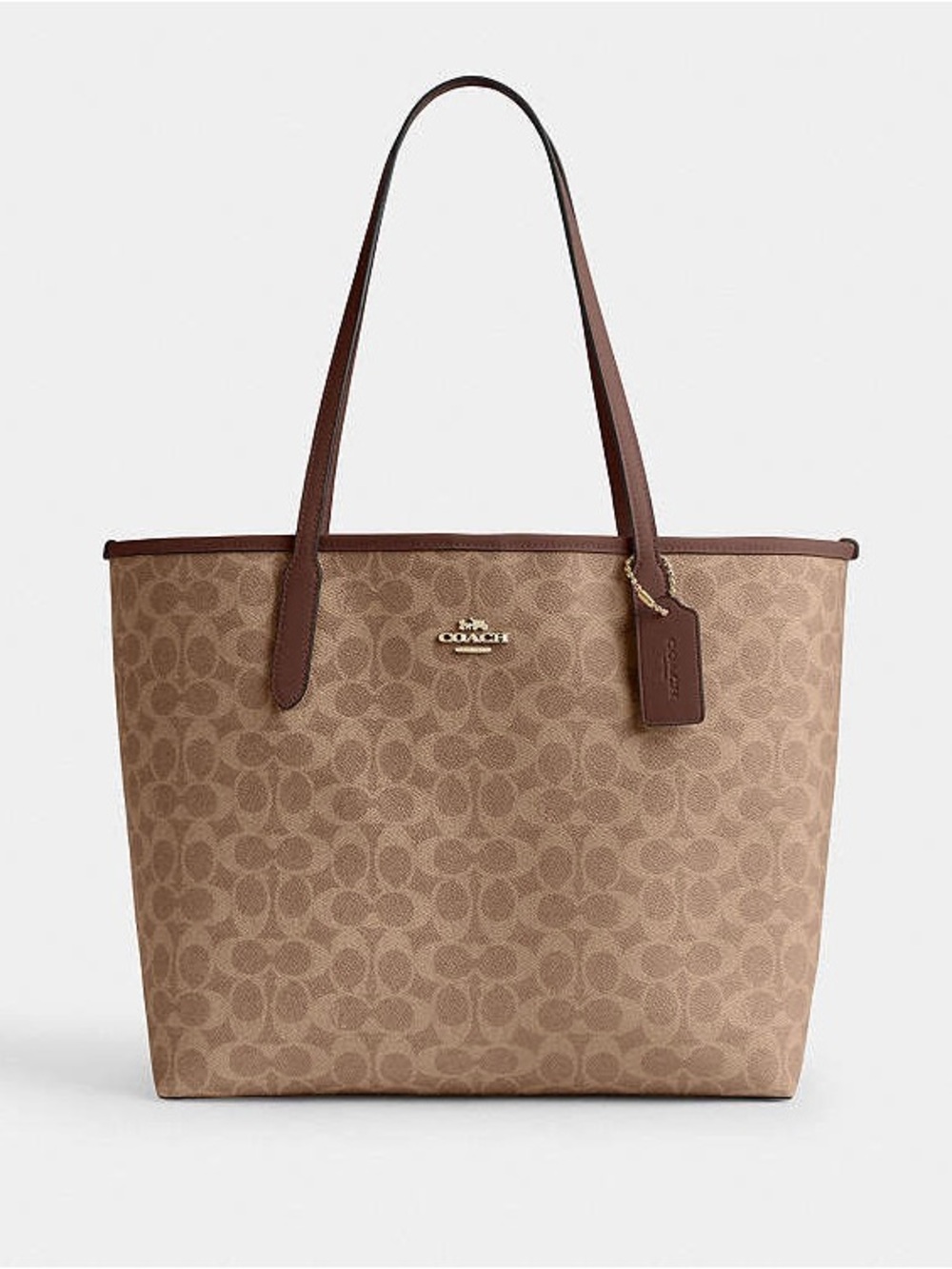 Coach large city tote